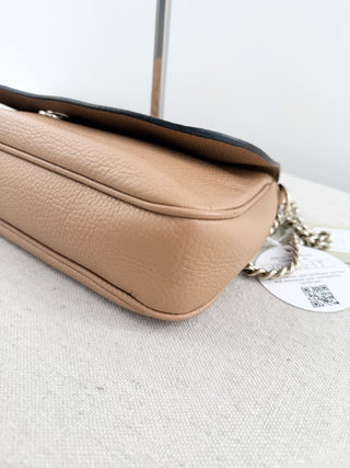 Gucci interlocking soho medium leather bag withn chain strap