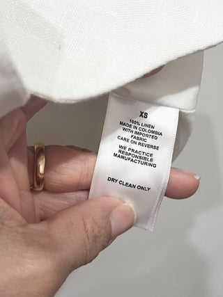 Parentezi linen vest, XS