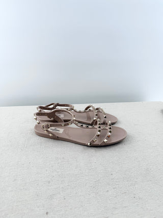 Valentino jelly rockstud sandals, 39