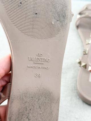 Valentino jelly rockstud sandals, 39