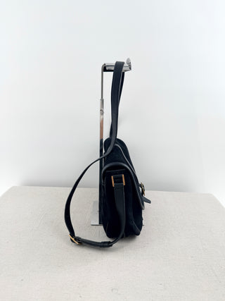 Saint Laurent sorbonne suede flap bag