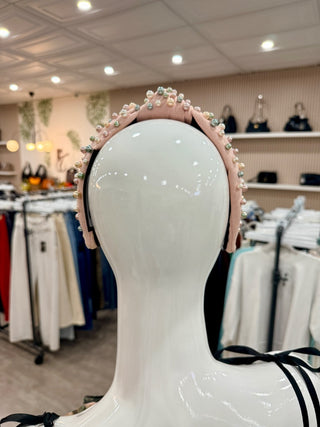 Lele Sadoughi pearl embellished headband