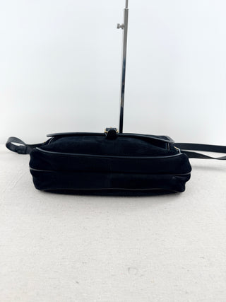 Saint Laurent sorbonne suede flap bag