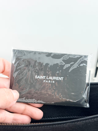 Saint Laurent sorbonne suede flap bag