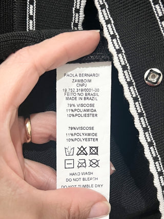 Paola Bernardi knit matching set pants and blazer, S