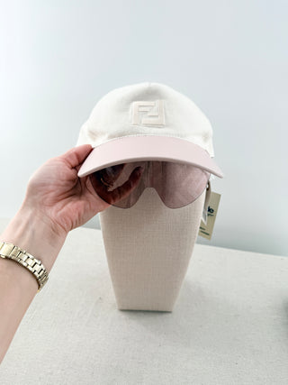 Fendi hat with vizor
