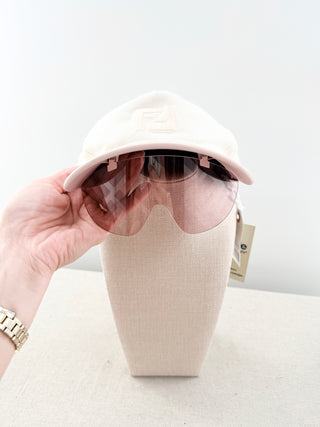 Fendi hat with vizor