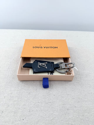 Louis Vuitton monogram eclipse clochette bag charm and key holder