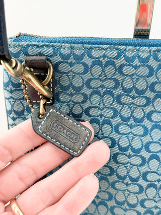 Coach vintage C print cross body bag