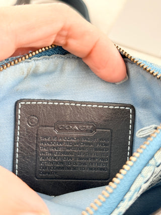 Coach vintage C print cross body bag
