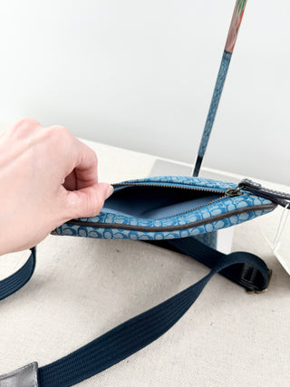 Coach vintage C print cross body bag