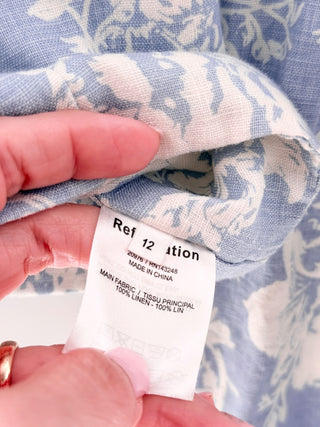 Reformation Candella Linen Two-Piece Skirt Set, 12