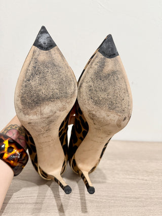 Louis Vuitton leopard heels, 38.5