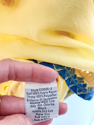 Johnny Was embroidered tunic top, XXL