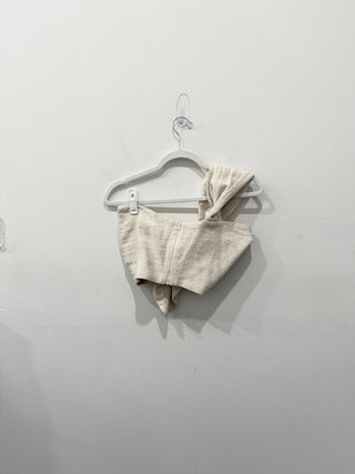 Just Bee queen linen asymmetrical crop top, XS