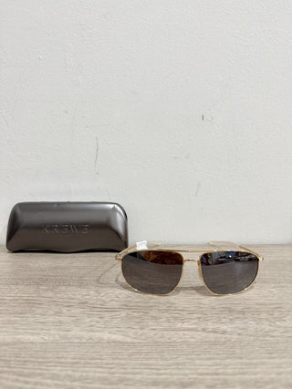 Krewe mirror lenses metal sunglasses polarized