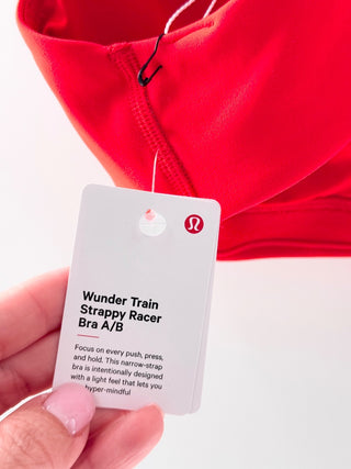Lululemon Wunder Train Strappy Racer Bra With No Line High-Rise Tight, 4