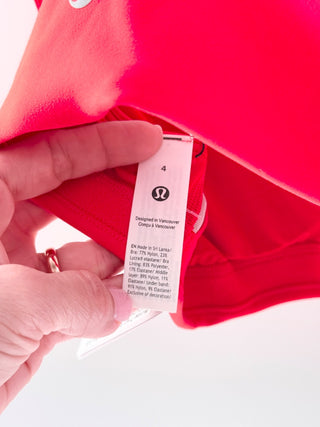 Lululemon Wunder Train Strappy Racer Bra With No Line High-Rise Tight, 4