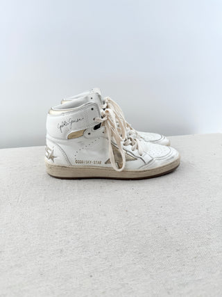Golden Goose sky star leather high top sneakars, 38