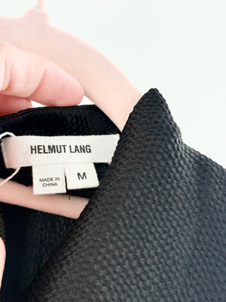 Helmut Lang sleeveless top with waterfall neckline, L