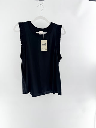 Cinq a sept sleeveless 100% silk top, XL