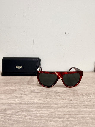 Celine Dark Red Women's Sunglasses CL40011