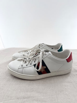 Gucci leather classic sneakers, 37.5