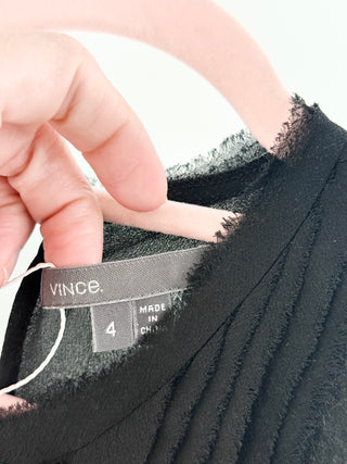 Vince sleeveless embellished lined top, 4