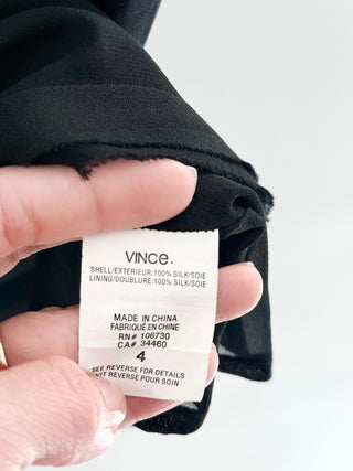 Vince sleeveless embellished lined top, 4