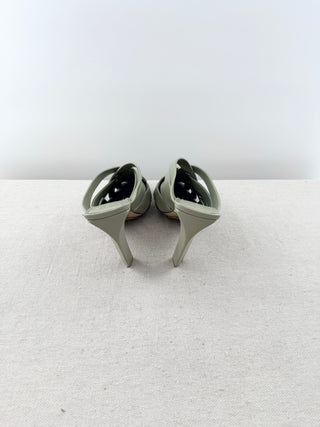 Bottega Veneta alfie mule pumps leather, 39.5