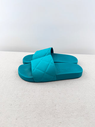 Bottega rubber slide sandals, 40