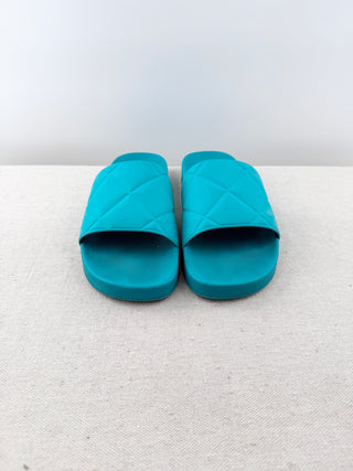 Bottega rubber slide sandals, 40