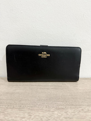 Coach Black Large Wallet/Card holder
