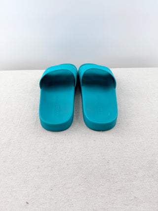Bottega rubber slide sandals, 40