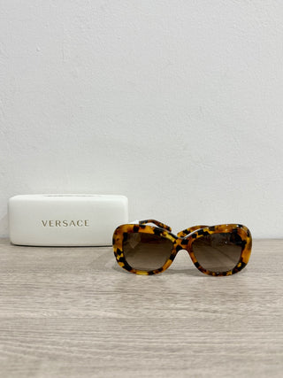 Versace Yellow-Brown Dark Lense Sunglasses 4317-A