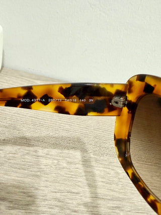 Versace Yellow-Brown Dark Lense Sunglasses 4317-A