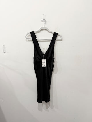 Shona Joy satin sleeveless mini dress, XS
