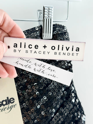 Alice & Olivia Sequined Mini Skirt, 2