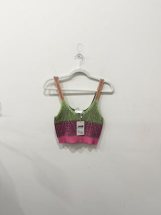 Jonathan Simkhai knit crop top, S