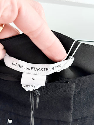 Diane von Furstenberg crystal studded shorts, 12