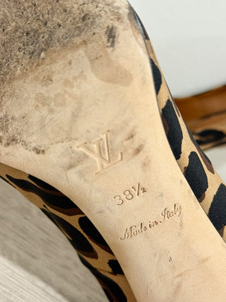 Louis Vuitton leopard heels, 38.5