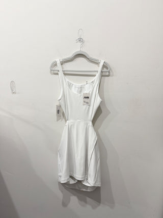 NWT Outdoor Voices Sleeveless Cutout Tennis Court Dress Brilliant White Women XL