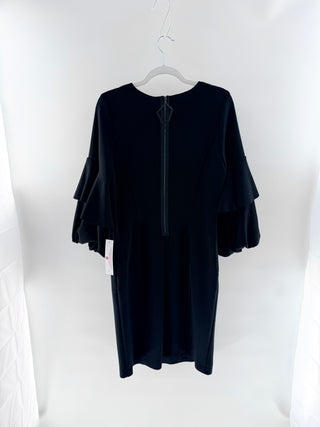 IC Collection Shift Dress with Ruffled Sleeves, M