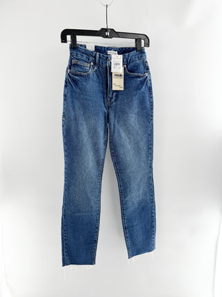 Good American skinny high rise jean, 0/25