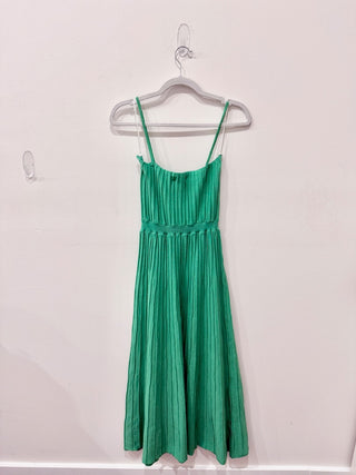 NWT Runway Scout Alexa Sleeveless Knit Midi Slip Dress Emerald Green Women's S