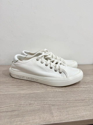 Saint Laurent canvas low top sneakers, 37