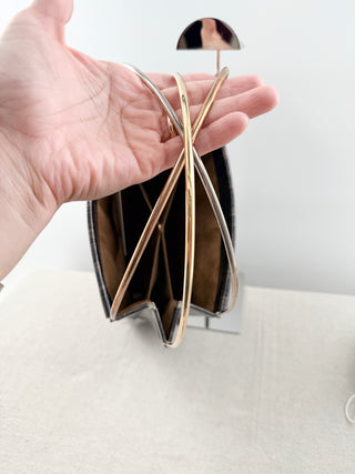 Cartier trinity handle leather bag