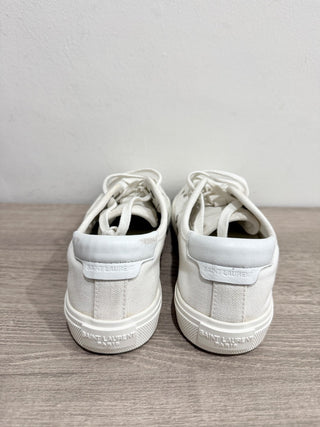 Saint Laurent canvas low top sneakers, 37