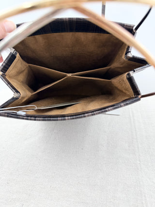Cartier trinity handle leather bag