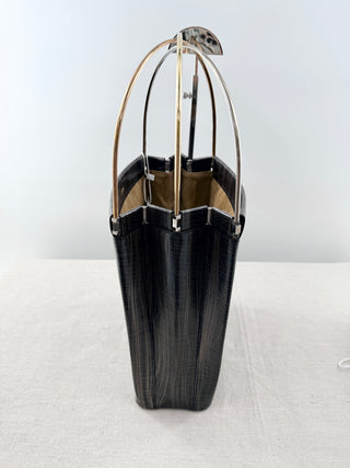 Cartier trinity handle leather bag